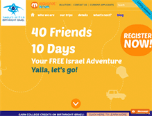 Tablet Screenshot of mayanotisrael.com